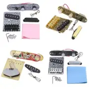 Electric Guitar Pickup Carving Bridge with 3 Way Switch Control Plate