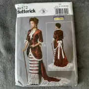 Butterick Sewing Pattern B6572 Sz 14-22 Victorian Edwardian Dress Costume