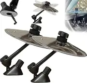 Car Crash Cymbal,Car Cymbal Air Vent,Fun Air Vent Drum Cymbal for Car,Car Crash Music Cymbal, Make Your Driving More Fun,Suitable for All Types of Vehicles Silver 2pcs