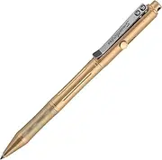 SMOOTHERPRO Brass Ballpoint Pen Compatible with Pilot G2 Refill for Business EDC Color Natural(RG336)