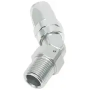 Aeroflow Male NPT Taper Swivel 45° Hose End 3/4" to -16AN, AF828-16-12S