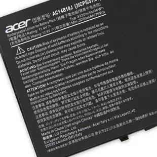 Acer宏碁 AC14B18J AC14B13J 原廠電池 用於 Aspire E11 ES1-311 ES1-511