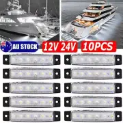 10X Marine Boat 6 LED Lights White Cabin Deck Courtesy Light Stern Transom Lamps