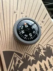 NEW MATTE Silver Prometheus Design Werx (PWD) Wrist Compass Expedition 2.0 PVD