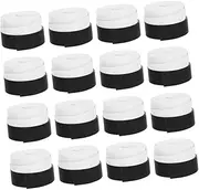 12pcs Tennis Racket Grip Tapes Sweat Absorbing Overgrip for Improved Enhanced Rebound Tennis Badminton White