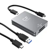 CFexpress Type B Card Reader and SD Card Reader, USB 3.2 Gen 2 10Gbps CFexpress Card Reader, CF Express Card Reader
