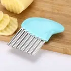 Vegetable Stainless Steel Crinkle Cutter Potato Cutter Chopper Wavy Slicer