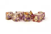 MDG Liquid Core Polyhedral Dice Set 16mm - Aether Abstract