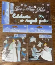 Lot Of 3 RARE DISNEY Cinderella Princess Prince Proposal I Do Dance Love Kiss