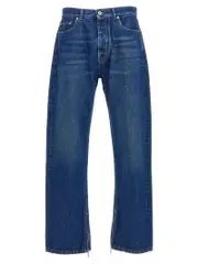 [Off-White] Off-White-Arrow Tab Jeans Blu-Uomo 33