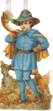 LITTLE BOY BLUE Embossed Craft ScrapBook Memelok Press U.K. New Cavendish Books