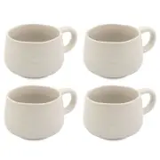4PK Jamie Oliver Big Love Cosy Cuppa Mug 375ml Stoneware White