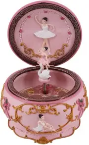 Classical Ballerina Music Box Collectible Mechanical Musical Box with Colorfu...