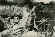 Australian Gunners on the Gallipoli Peninsula WWI 1914-1919 Austra- Old Photo