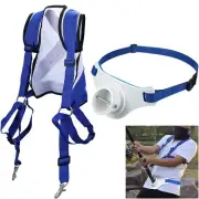 Sea Boat Fishing Fighting Vest & Harness Combo Gimbal Waist Rod Holder Stand Up