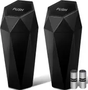 HOTOR Car Trash Can with Lid - 2 Pack, Mini Essential Car Accessories for Interi