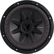 KICKER 52CVR104 CompVR 10-Inch (25cm) Subwoofer, 4-Ohm Dual Voice Coil, 350 Watts RMS, 700 Watts Peak