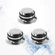 3 Pcs Knob Knobs for Bass Guitar Round Volume Control Metal