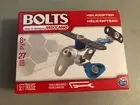 NEW Meccano BOLTS Steel "HELICOPTER" Building Construction Kit - 27pcs w/ Tools
