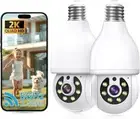Light Bulb Security Camera 5G&2.4G Wifi Security Cameras Wireless Out/Indoor