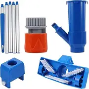 CIMAXIC Jet Dirt Absorption Kit Vacuum Brush Pool Set for Spa Fountain Ground Pools