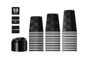 Vivva Disposable Coffee Cups Including Lids Healthy Paper Takeaway 8OZ/12OZ/16OZ(2 Colours)