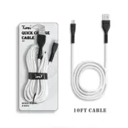 10ft Long USB Cord Cable for Verizon/TMobile/US Cellular/ATT Google Pixel Fold