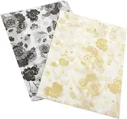 IWOWHERO 40 Sheets of Multi-use Packaging Paper Australian Wrapping Paper for Shipping Clothing Shoes Bulk Flower Print Pack