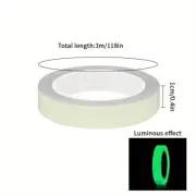 1 Roll1Cm*3M Luminous Tape Stair Fire Warning Stickers Stage Green Fluorescent A