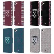 WEST HAM UNITED FC 2022/23 CREST KIT LEATHER BOOK CASE FOR APPLE iPOD TOUCH MP3