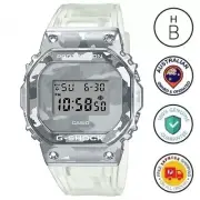 New Casio G-Shock Metal S-Series Mens Watch Camo White Silver Digi GM5600SCM-1