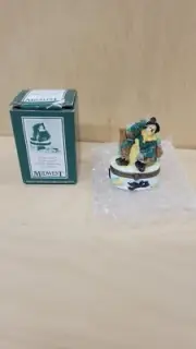 Wizard Of Oz 1998 Scarecrow Porcelain Hinged Trinket Box Midwest Of Cannon Falls