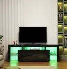 Entertainment Unit TV Stand Cabinet LED 16 Colors Wood Storage High Gloss 160cm