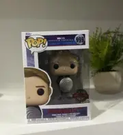 Funko Pop Captain America with Prototype Shield Metallic #999