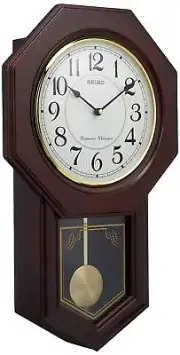 Seiko Clock Wall Clock Analog Time Selectable Chime & Strike Decorative Pendulum