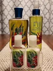Bath & Body Works Fiji Passionfruit 4 Piece Set Body Mist Shower Gel & 2 Lotions
