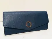 OROTON Metier Slim Clutch Ladies Wallet Navy New RRP$245