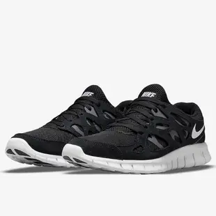 Nike 慢跑鞋 運動鞋 男款 Free Run 2 赤足 輕量 復刻 健身 訓練鞋 黑色 537732004