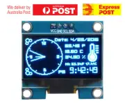 0.96" I2C IIC 128X64 OLED Blue LED Module for Raspberry Pi & Arduino SSD1306