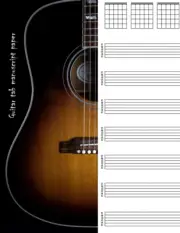 Guitar Tab Manuscript Paper: Blank Guitar Tablature Book for Composing Your M...