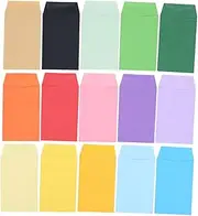 HOMSFOU 50Pcs Small Envelopes for Coin Storage Photo Letters Budgeting Greeting Cards Mixed Envelopes for Thank You Notes and Small