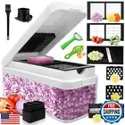 SUREWIN Vegetable Chopper, Onion Chopper Dicer, Mandoline Slicer, Food Choppe