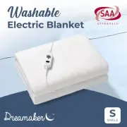 Extra-Soft Electric Blanket Washable Fully Fitted Skirt Heated Underlay Single