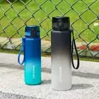 Portable Gradient Water Bottle, Leak-Proof Plastic, Large Capacity for Sports &