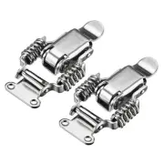 2pcs 304 Stainless Steel Spring Loaded Toggle Latch Catch Clamp 68mm