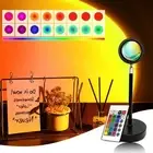 Sunset Lamp – 16 Colors RGB Sunset Light Projector with Remote & 360° Rotatio...