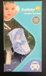 Safety 1st Stroller Netting Mosquito Net Bug Cover Pram Buggy Stroller~ FITS ALL