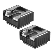 2Pcs Flash Hot Shoe Mount Adapter To 1/4 Inch Thread For Studio Light Stand5823