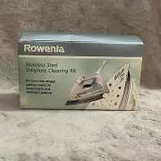 ROWENTA Stainless Steel Soleplate Cleaning Kit ZD-100, Sealed In Box
