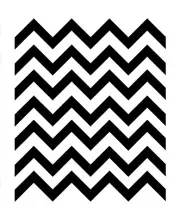 CHEVRON PATTERN Large Stencil Template Airbrush Paint 7" x 8 1/2"
